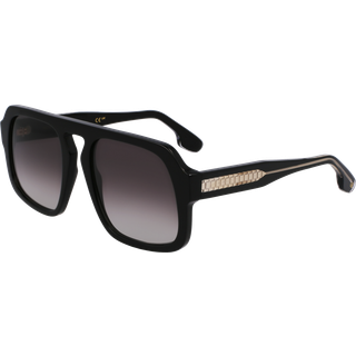 Victoria Beckham Kvinde VB674S 001 Solbriller Acetat Sort Firkantet Normal