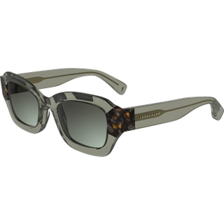 LONGCHAMP Kvinde LO749S 311 Solbriller Acetat Grøn Cat Eye Normal