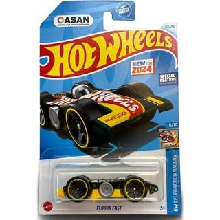 Hot Wheels Flippin Fast Green/Yellow 2024 HW Celebration Racers 6/10