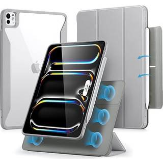 iPad Pro 11" (2024) ESR Rebound Hybrid Flip Cover - Grå