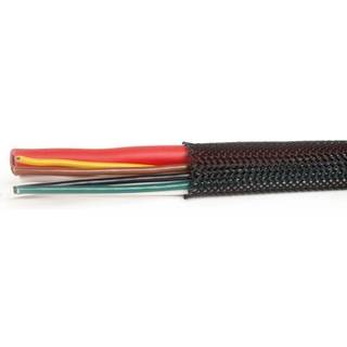 Kabelstrømpe Oceanflex, Ø5 - 12 mm, 10 meter, vævet polyester, sort