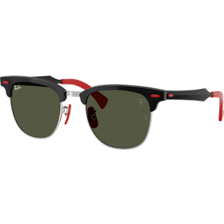 Ray - Ban Unisex RB3807M F11031 Solbriller Sølv Grøn G15 Firkantet Normal