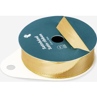 Satinbånd i guld - 10 m