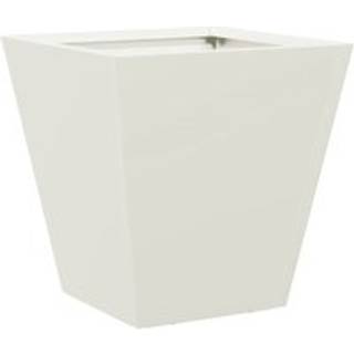 Plantekasse Stål Hvid - 1 / Stål/Hvid / 30 x 30 x 30 cm