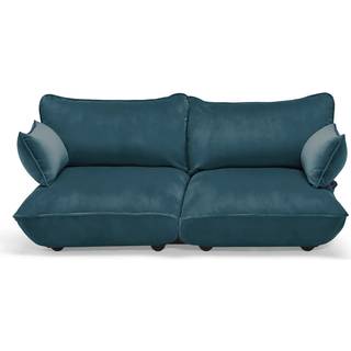 Fatboy Sumo 3-personers Sofa Fløjl - 3 personers sofaer Polyester-fløjl Petrol - 106754