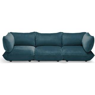 Fatboy Sumo 4-personers Sofa Fløjl - 4-sæders sofaer + Polyester-fløjl Petrol - 106756