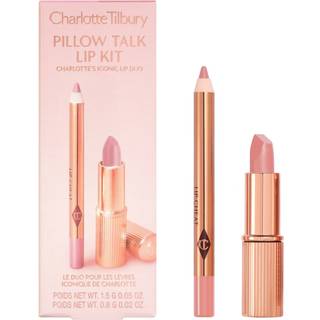 Charlotte Tilbury - Pillow Talk Duo Set - Sæt Med Læbeprodukter - Pillow Talk Duo Fair- Retail Travel - For Women - Pink