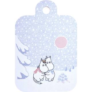Muurla Mumi skærebræt 21x31 cm Let it snow