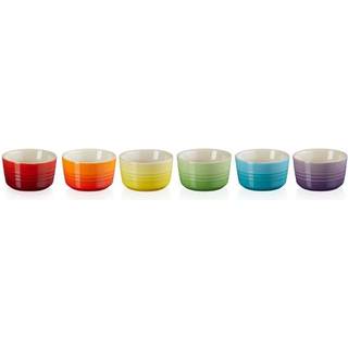 Le Creuset - Rainbow sæt m/6 mini ramekiner - mix