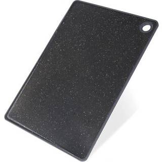 Skærebræt med antiskrid, sort, 33x23 cm.