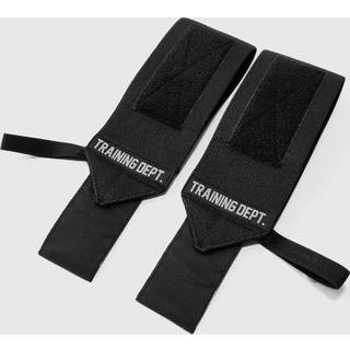 Mens Black Man Active Training Dept Wrist Wraps