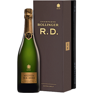 2004 Bollinger Champagne R.D. i Luksusgaveæske