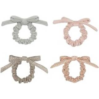 Mimi & Lula 4 Scrunchies hårelastikker - Pretty Bow Swanlake