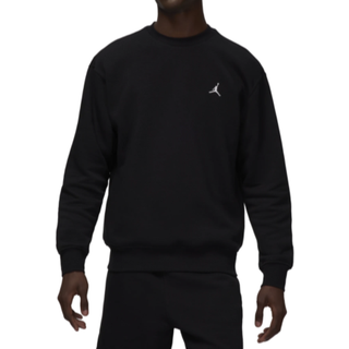 Jordan Brooklyn Fleece-sweatshirt med rund hals til mænd - sort - L