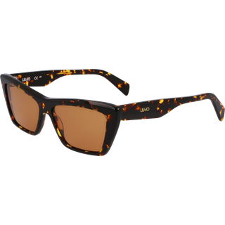 Liu Jo Kvinde LJ802S 244 Solbriller Acetat Havana Marrone Firkantet Normal