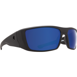 Spy DIRK Polarized 672052374280 64 Solbriller Mænd Black - Matte Black - 64mm