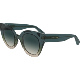 LONGCHAMP Kvinde LO750S 434 Solbriller Acetat Blå Rund Normal