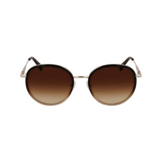 LONGCHAMP Kvinde LO176S 727 Solbriller Metal Guld Rund Normal