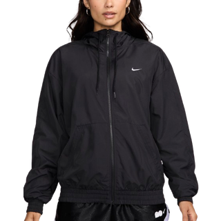 Nike Essential Woven Full Zip Hooded Jacket, Sort - L