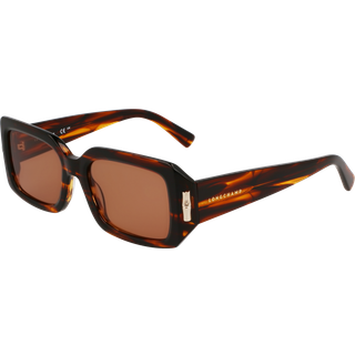 Longchamp LO765S 211 53 Solbriller Kvinder Brun - Striped Dark Brown - 53mm