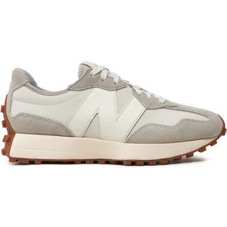 New Balance Unisex 327 i Grå/Hvid Suede/Mesh, Størrelse 38.5