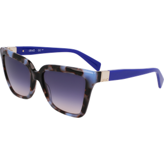 Liu Jo Kvinde LJ803S 430 Solbriller Acetat Blå Firkantet Normal - Blå