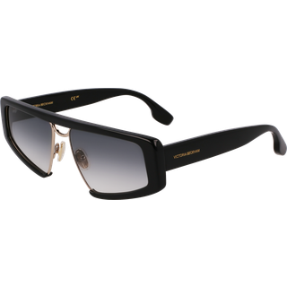 Victoria Beckham Kvinde VB247S 001 Solbriller Metal Sort Firkantet Normal