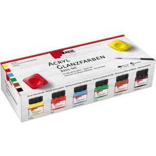 Hobby Line Creativ Set Acryl Glanzlack 6x20ml - Mehrfarbig