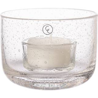 ERNST Ernst fyrfadsstage i glas Ø8x6 cm