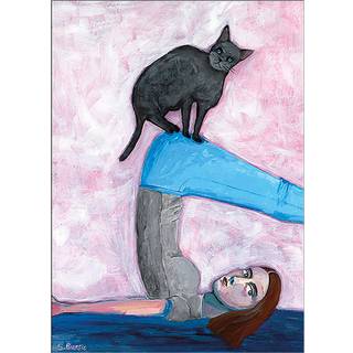 Plakat Yoga With My Cat