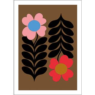 Plakat Flowers Gold