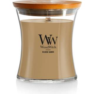 Woodwick Gilded Sands Medium timeglas lys