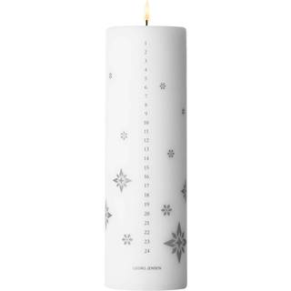 Georg Jensen 2024 kalenderlys 25 cm Sølv
