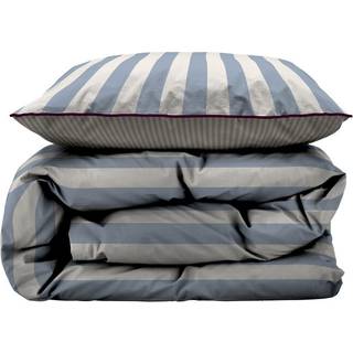 Södahl organic Parallel Sengetøj - Linen blue - 140 x 220 cm