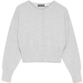 Mint Velvet Popper Cotton Blend Rund hals CardiganX-Large