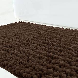 Yimobra Original Luksus Shaggy Bath Mat 44.1 x 24 tommer Super Absorberende vand-skridsikre maskinvaskbar blød og hyggelig tyk moderne til badevæ