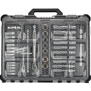 Milwaukee Packout Skraldesæt 63 dele 1/2" og 1/4" (4932493661)