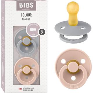 Bibs Colour - 2-pak, Str. 2 (6+ Mdr.), Rund - Latex