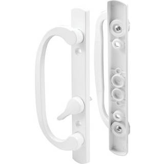 Slide-Co 144078 Diecast White Patio Door Handle Offset Thumb Turn (Single Pack)