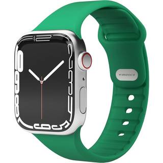 Vonmählen Apple Watch (42/44/SE/45/46/49mm) Classic Band 2 Genanvendt Silikone Rem - Sort