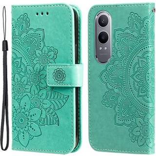 OnePlus Nord CE4 Lite/Oppo K12x Mandala Series Etui med Pung - Grøn