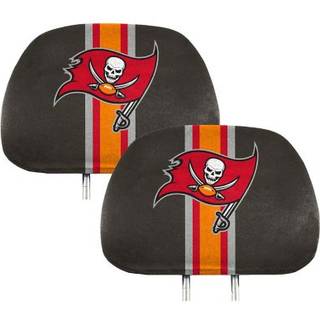 Fanmats 62030 Tampa Bay Buccaneers Printed Head Rest Cover Set - 2 stykker 10 """" X 14 """"