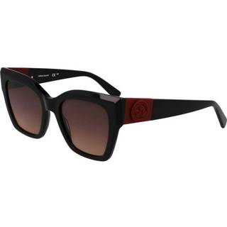 LONGCHAMP Kvinde LO762S 001 Solbriller Acetat Sort Firkantet Normal