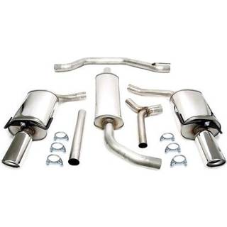 TA-Technix Duplex Catback system i rustfrit stål Saab 9-3