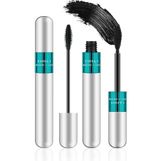 2 i 1 mascara 5x længere vandtæt pisketisk kosmetik naturlig forlængelse og fortykningseffekt ingen klumpet superstrong magi 4d silkefiber til vi