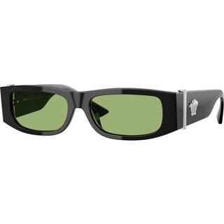 Versace Mand VE4476U GB1/2 Solbriller Acetat Sort Grøn Firkantet Normal