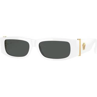 Versace Mand VE4476U 545987 Solbriller Acetat Hvid Grå Firkantet Normal
