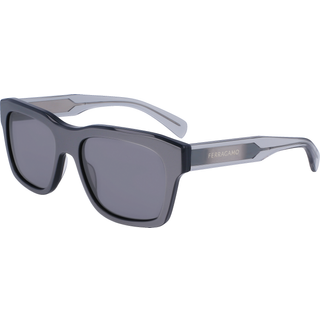 Ferragamo Mand SF1087SN 058 Solbriller Acetat Grå Firkantet Normal Normal