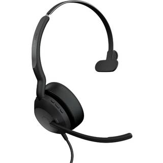 Jabra Evolve2 50 Headset Ledningsført Kontor/Callcenter USB Type-A Sort