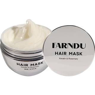 Hårmaske til beskadiget hår rosmarin keratin kollagen dyb reparation konditionering fugtgivende hårmaske til tørt beskadiget kruset hår 10.15oz 3